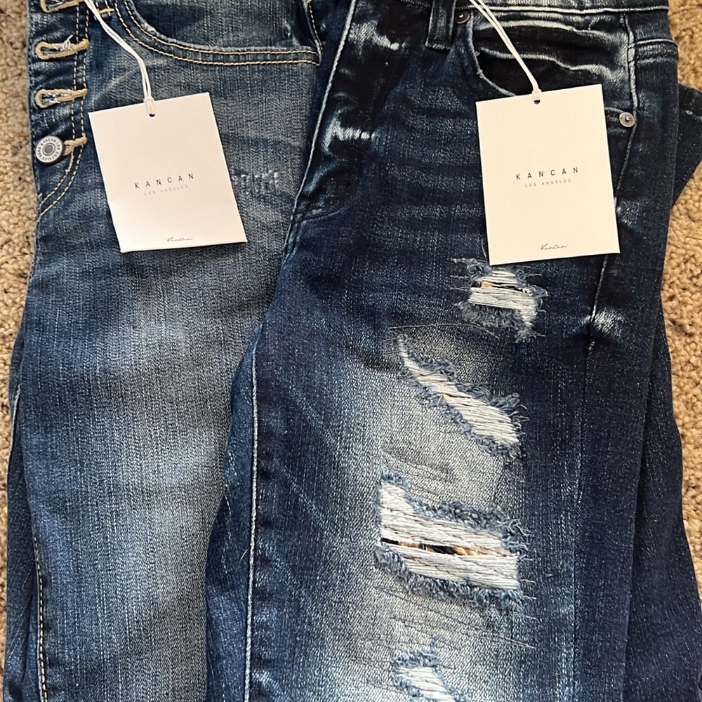 KanCan Distressed Blue Jeans size 0/23